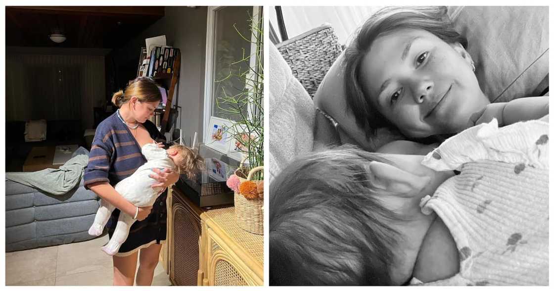 Angelica Panganiban, ikinuwentong muntik na siyang sumuko noon sa breastfeeding Angelica Panganiban, ikinuwentong muntik na siyang sumuko noon sa breastfeeding