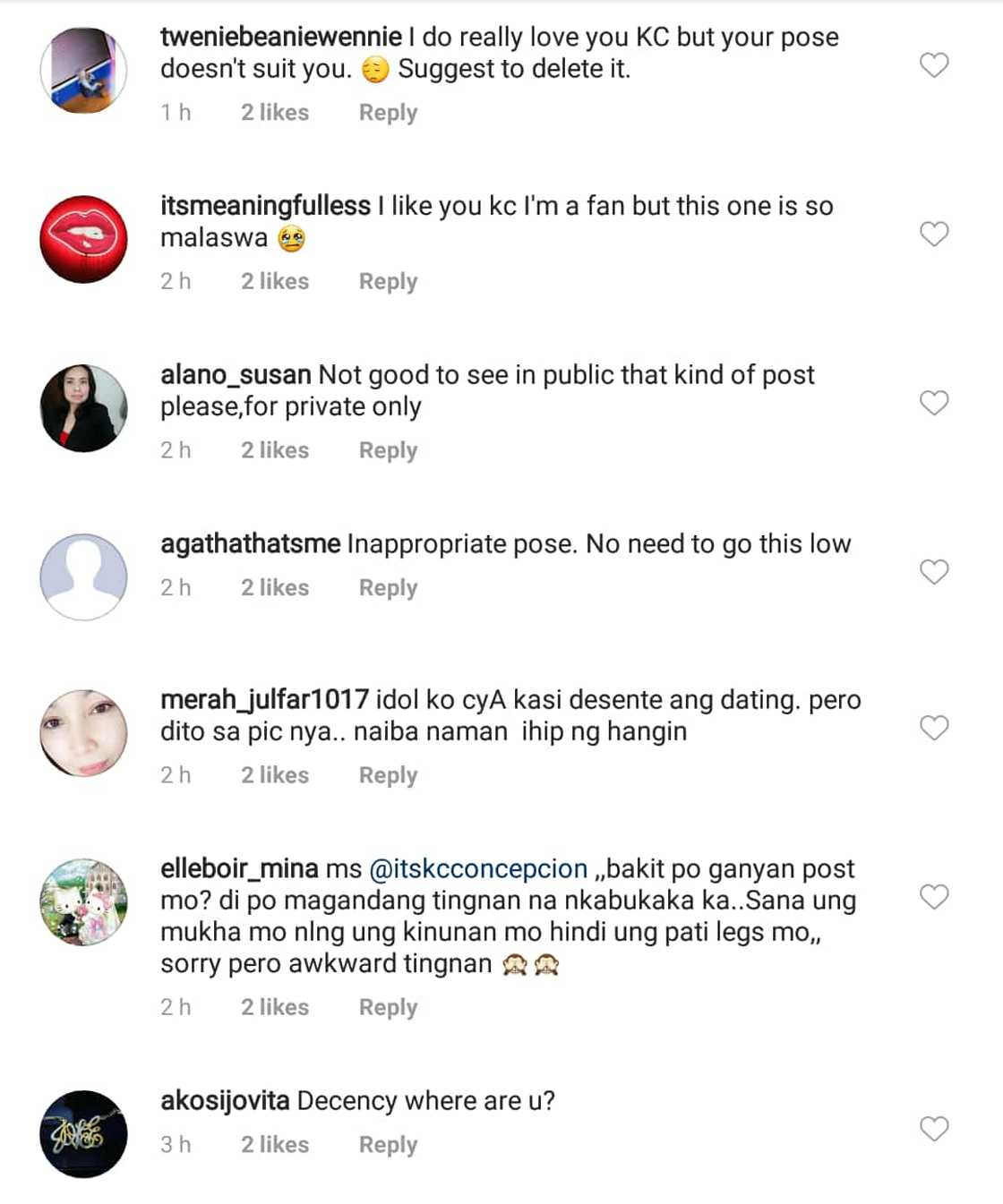 Malaswa daw? KC Concepcion, nag post ng picture na ikinawindang ng fans Malaswa daw? KC Concepcion, nag post ng picture na ikinawindang ng fans