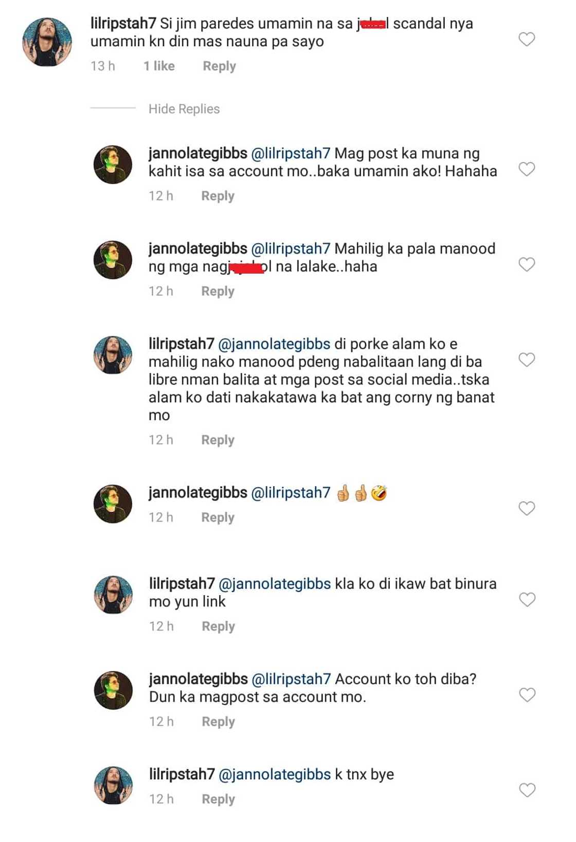Janno Gibbs responds to netizen asking him about his alleged video scandal