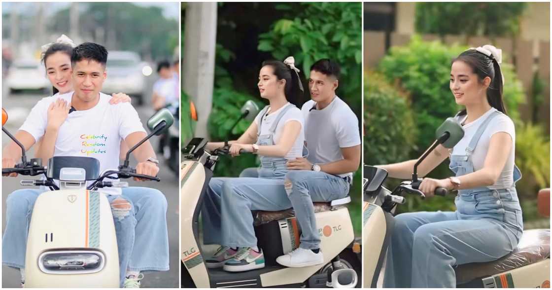 Aljur Abrenica, tinuruang magdrive ng e-bike si Aj Raval