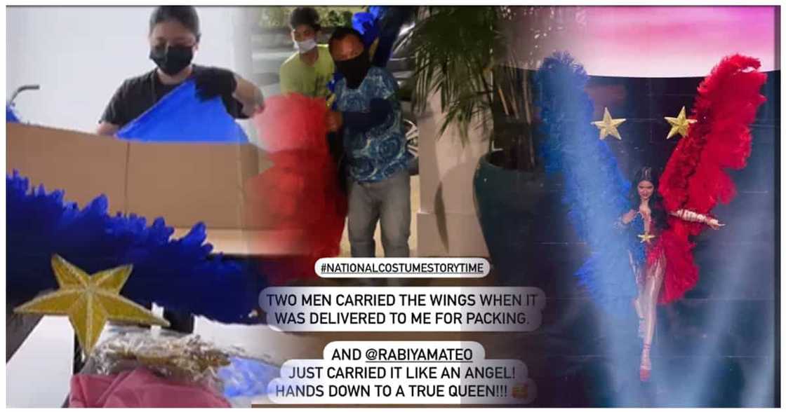 Rabiya Mateo, hinangaan dahil sa kwento sa likod ng kanyang national costume Rabiya Mateo, hinangaan dahil sa kwento sa likod ng kanyang national costume