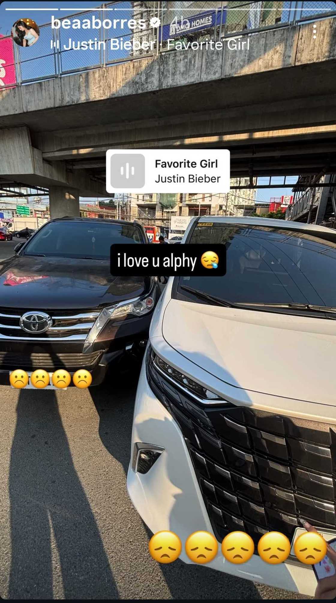 Bea Borres laments car accident: “It hasn't even been a year nabangga na alphard ko”