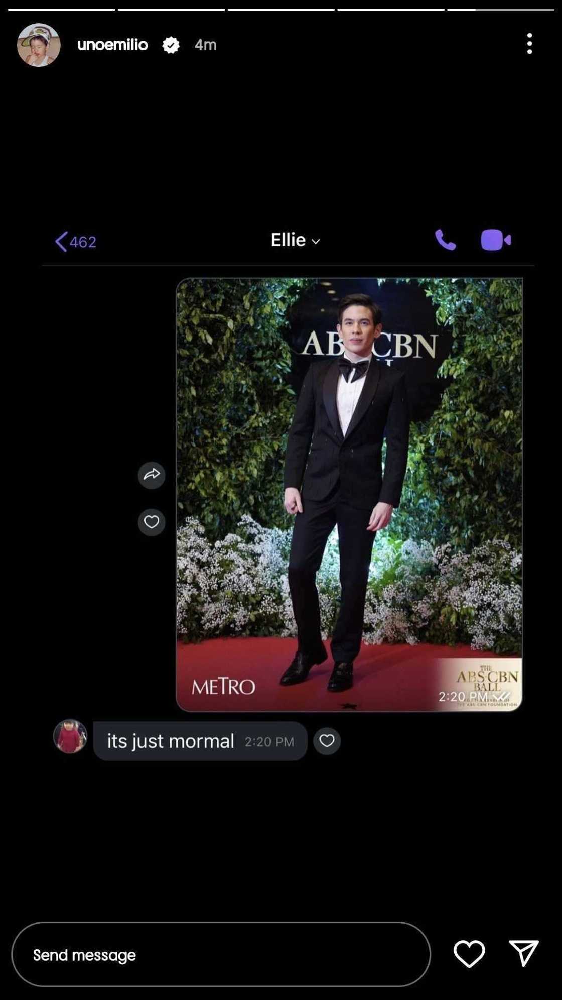 Bagong convo nina Ellie at Jake Ejercito tungkol sa porma ng huli sa ABS-CBN Ball, viral Bagong convo nina Ellie at Jake Ejercito tungkol sa porma ng huli sa ABS-CBN Ball, viral