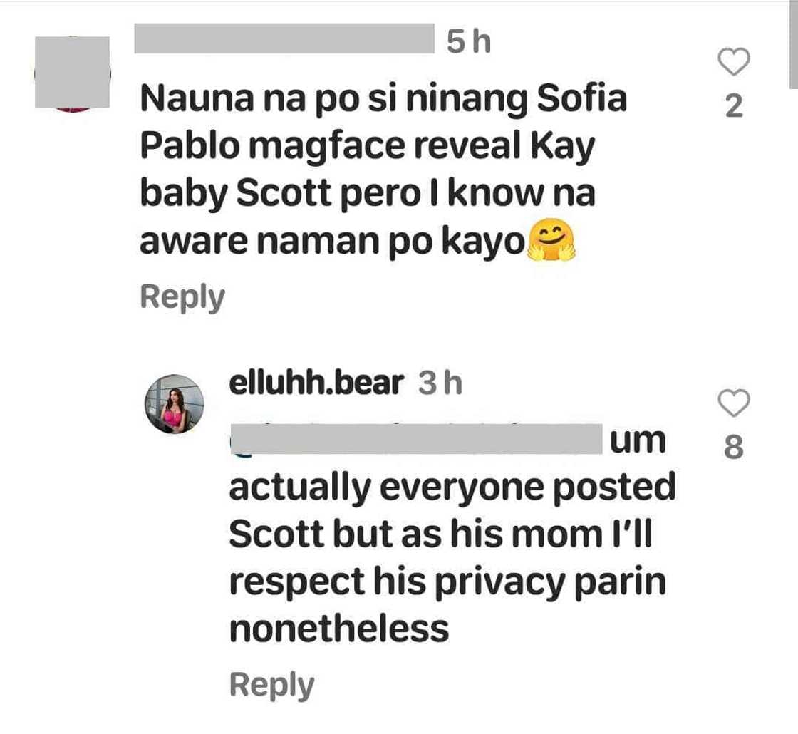 Raffa Castro sa pag-cover niya sa mukha ni baby Scott sa post niya: “I’ll respect his privacy pa rin” Raffa Castro sa pag-cover niya sa mukha ni baby Scott sa post niya: “I’ll respect his privacy pa rin”