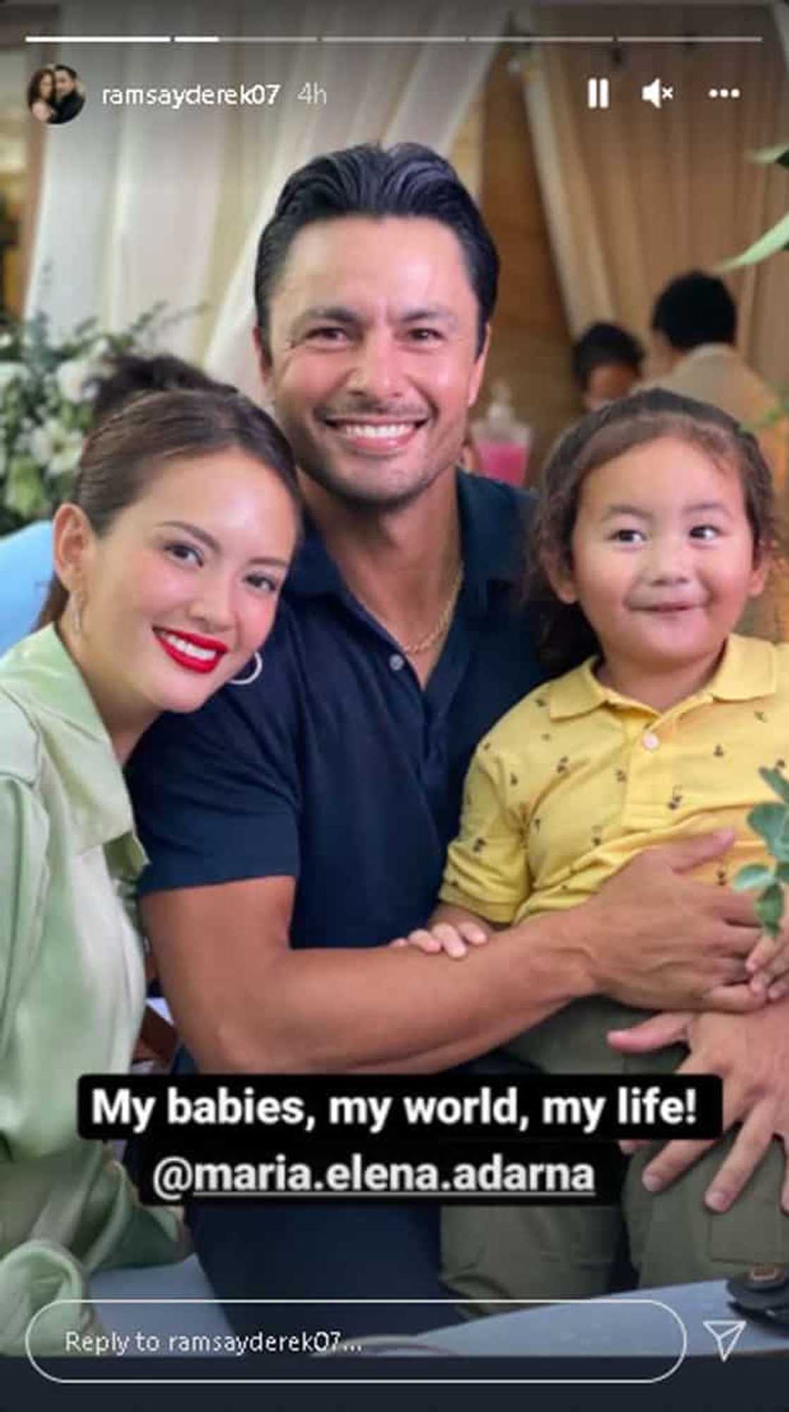 Derek Ramsay, ibinida sina Ellen at Elias: "My babies, my world" Derek Ramsay, ibinida sina Ellen at Elias: "My babies, my world"