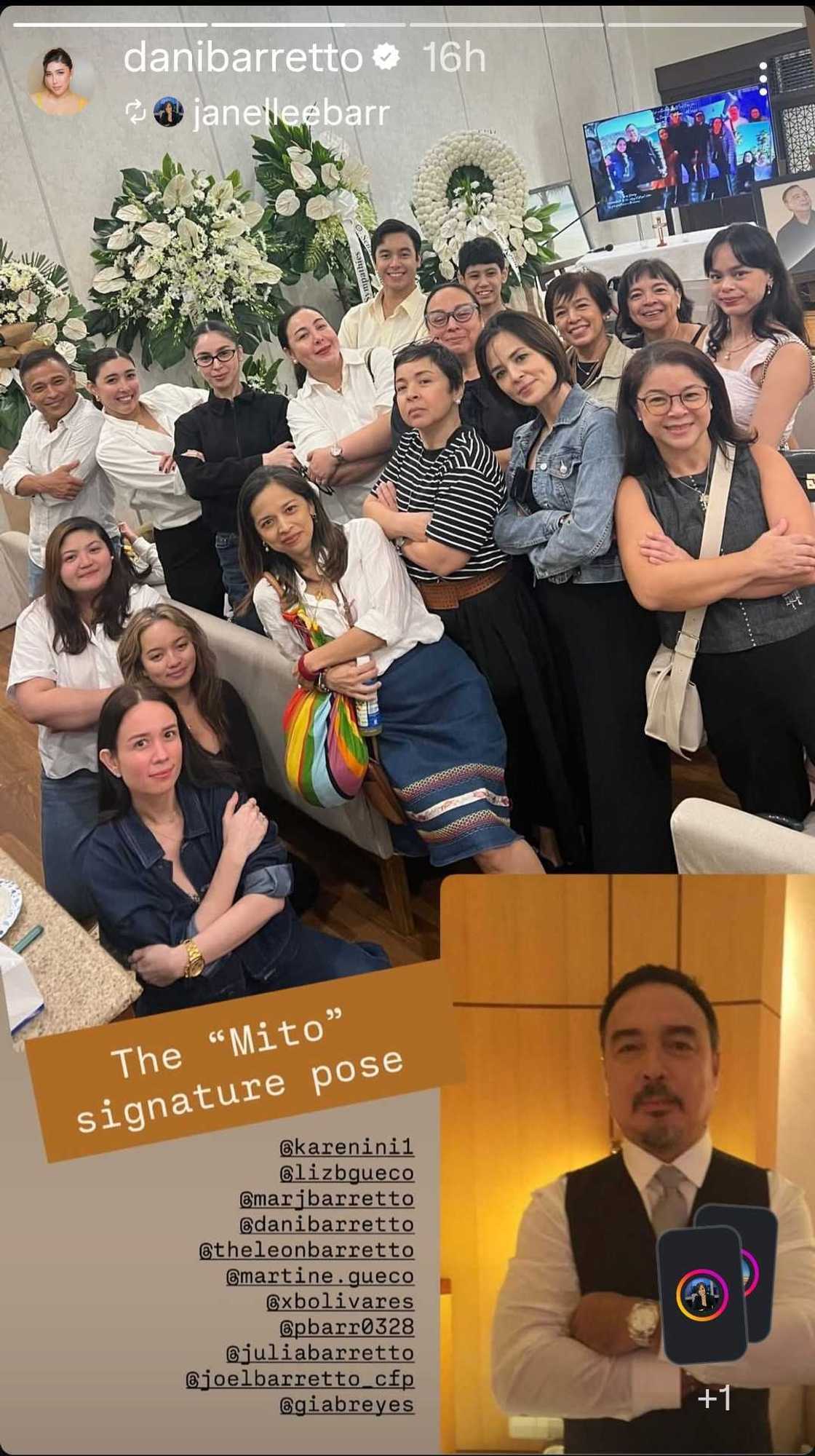 Dani Barretto reposts glimpse of late uncle Mito Barretto’s wake