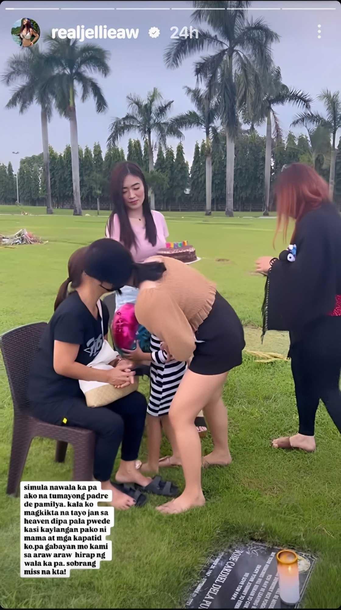 Jellie Aw, may nakakaantig na mensahe sa yumaong ama Jellie Aw, may nakakaantig na mensahe sa yumaong ama