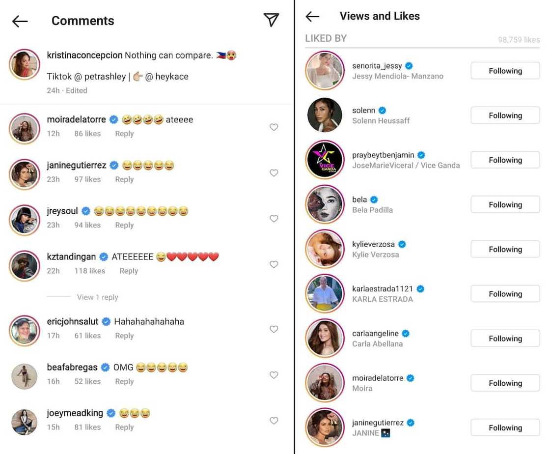 Celebrities react to KC Concepcion's viral 'sexy accent' TikTok video Celebrities react to KC Concepcion's viral 'sexy accent' TikTok video