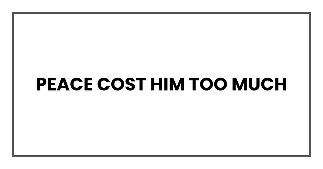 My husband's pain