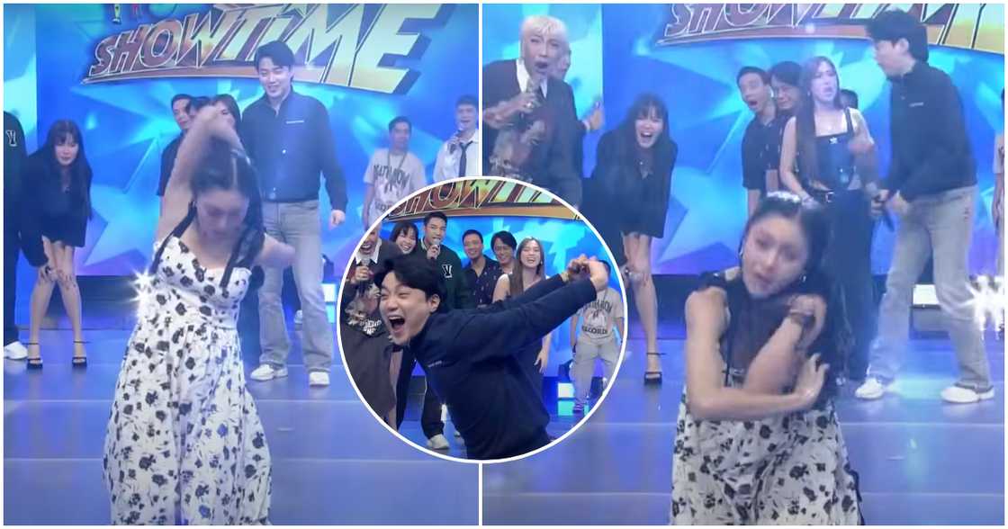 It's Showtime hosts, kinaaliwan sa kanilang 'Dugtungan Dance Challenge' It's Showtime hosts, kinaaliwan sa kanilang 'Dugtungan Dance Challenge'