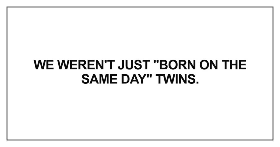 we weren't we weren't