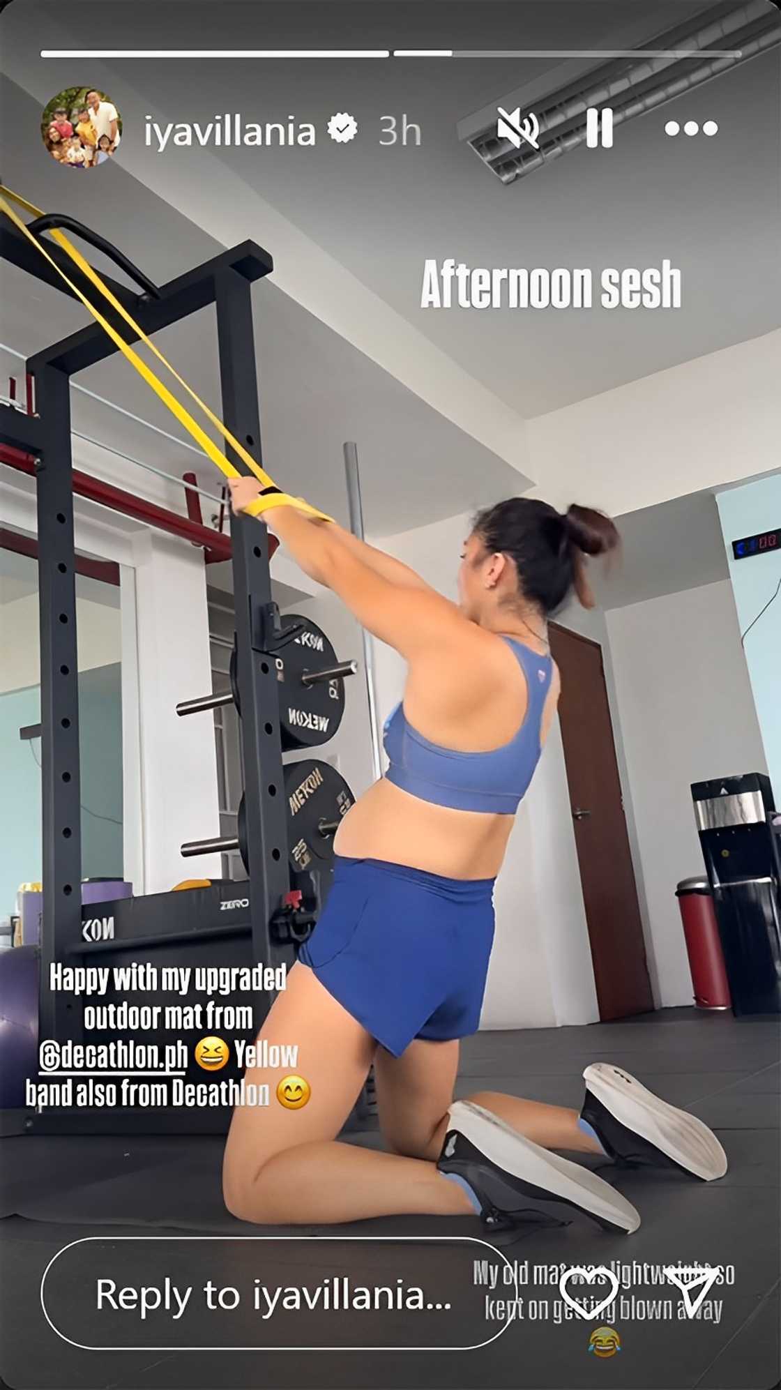 Iya Villania, ipinakita ang workout sa gitna ng pagbubuntis