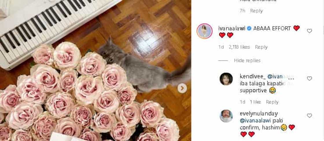 Ivana Alawi, nagkomento sa 50-long stemmed roses na natanggap ni Donnalyn Ivana Alawi, nagkomento sa 50-long stemmed roses na natanggap ni Donnalyn