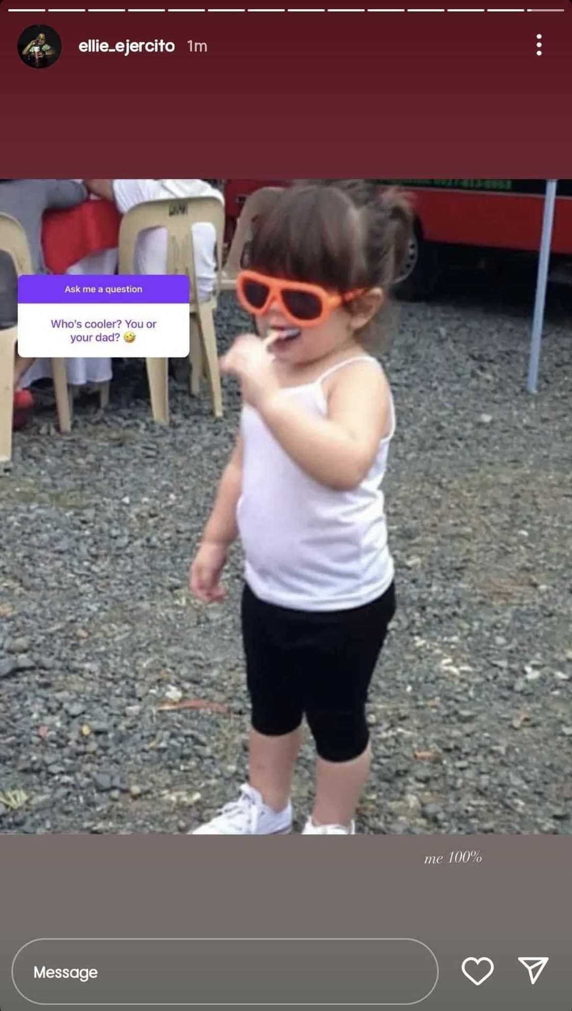 Ellie Ejercito, sinagot ang tanong ng netizen ukol kay Jake Ejercito: "Me 100%" Ellie Ejercito, sinagot ang tanong ng netizen ukol kay Jake Ejercito: "Me 100%"