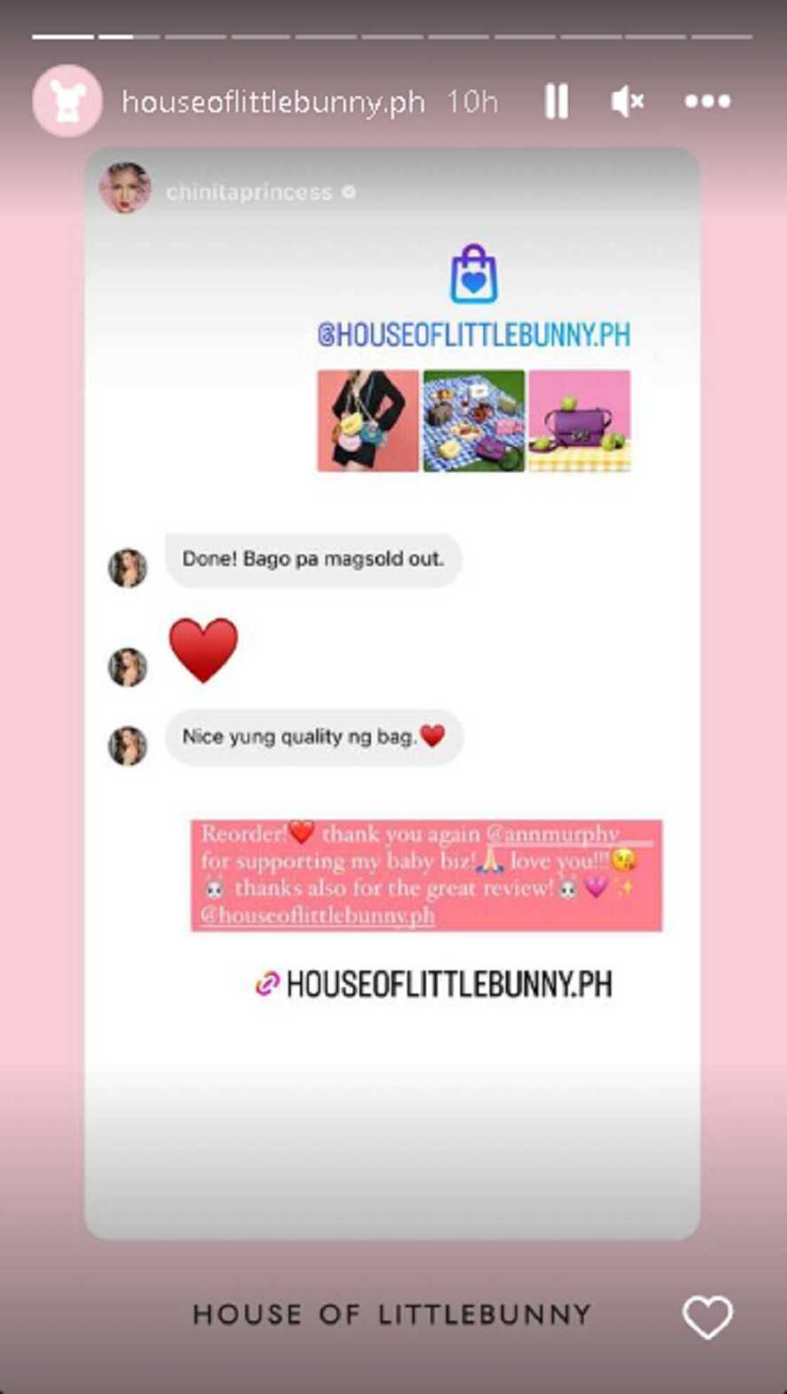 Kim Chiu, nagpahiwatig sa isang post ng pagkatuwa sa matagumpay niyang bag business; parati umanong sold-out Kim Chiu, nagpahiwatig sa isang post ng pagkatuwa sa matagumpay niyang bag business; parati umanong sold-out