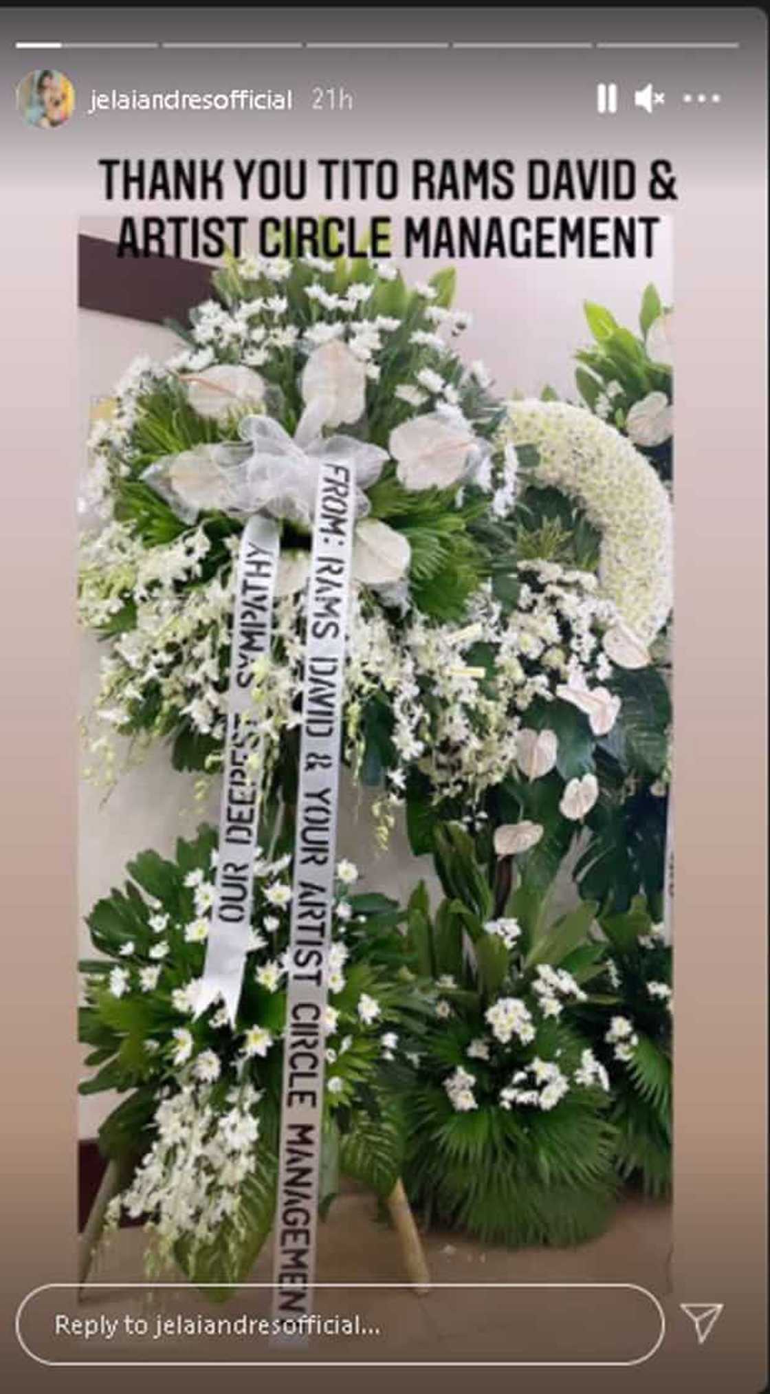 Jelai Andres, nagpasalamat sa lahat ng nakiramay sa pagpanaw ng mahal niyang lola Jelai Andres, nagpasalamat sa lahat ng nakiramay sa pagpanaw ng mahal niyang lola