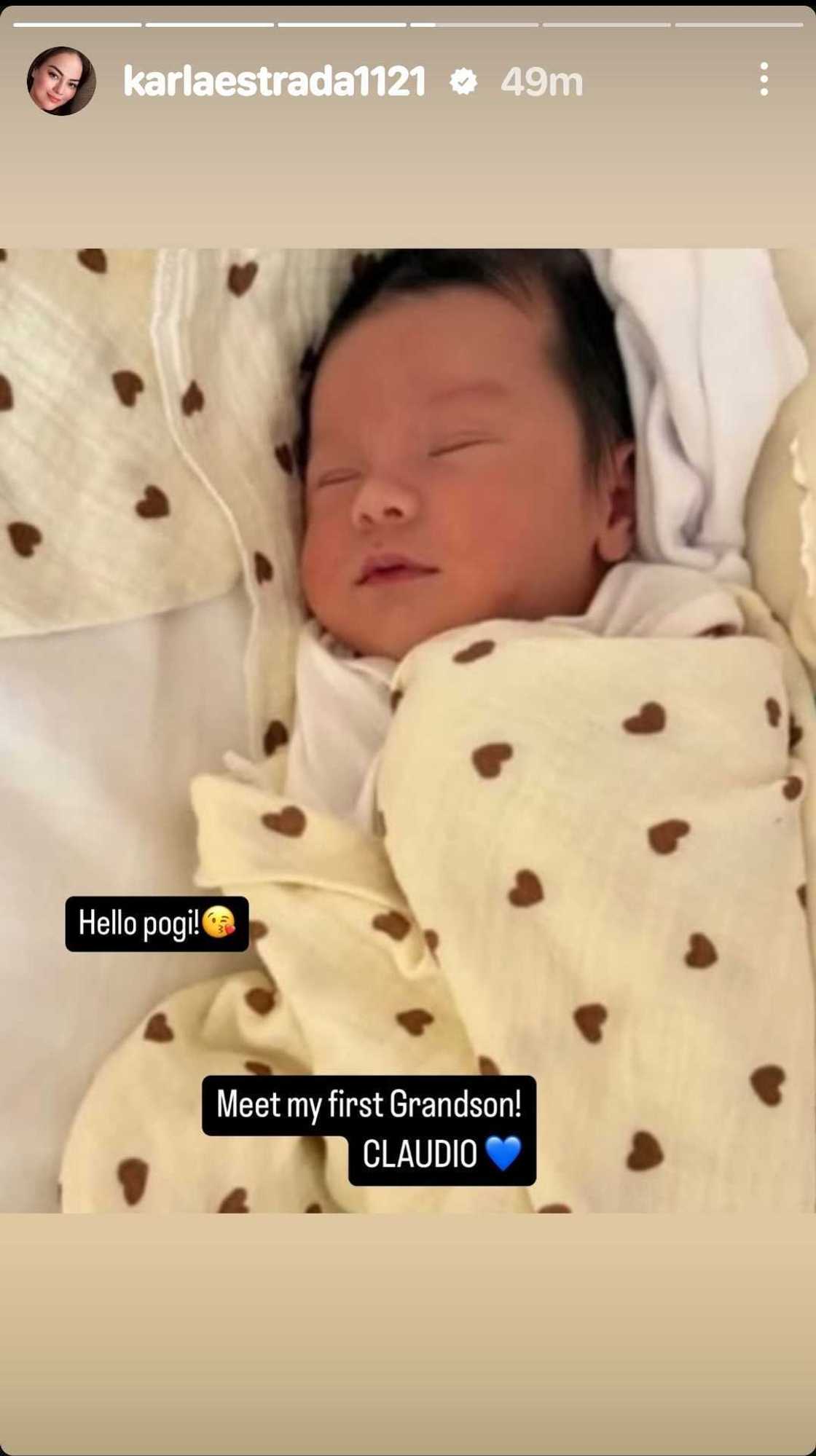 Karla Estrada, ibinida ang cute niyang apo: “my first grandson” Karla Estrada, ibinida ang cute niyang apo: “my first grandson”