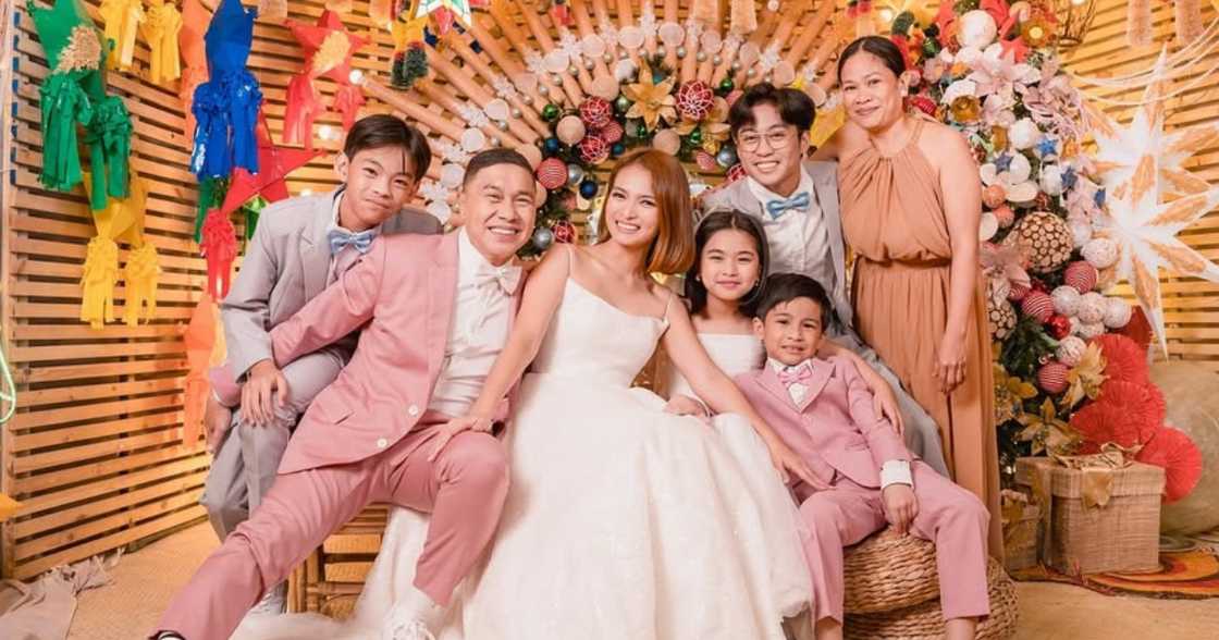 Jose Manalo at Mergene Maranan, may bonggang post-wedding shoot kasama ang pamilya