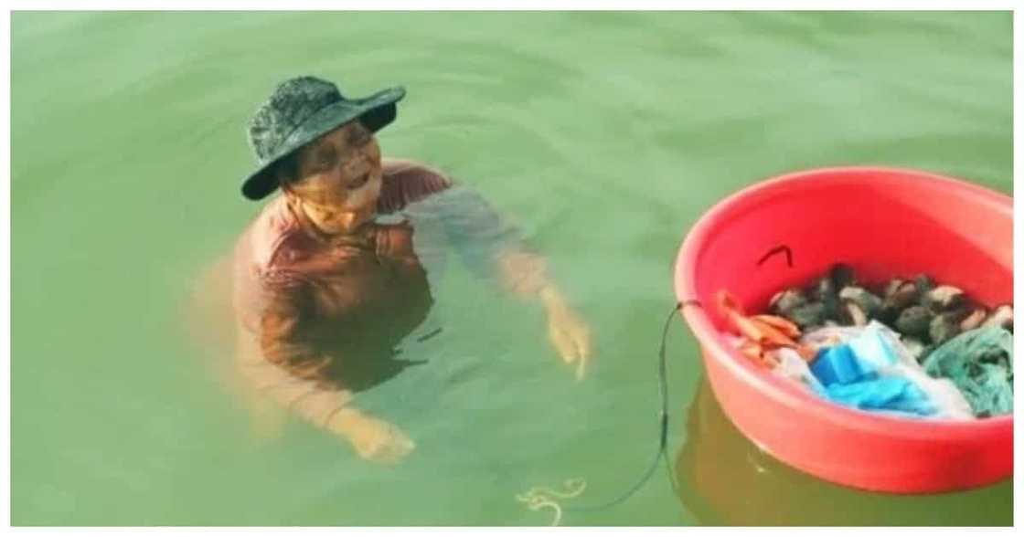 85-anyos na ina, babad sa dagat araw-araw para lang may ipakain sa anak na PWD 85-anyos na ina, babad sa dagat araw-araw para lang may ipakain sa anak na PWD