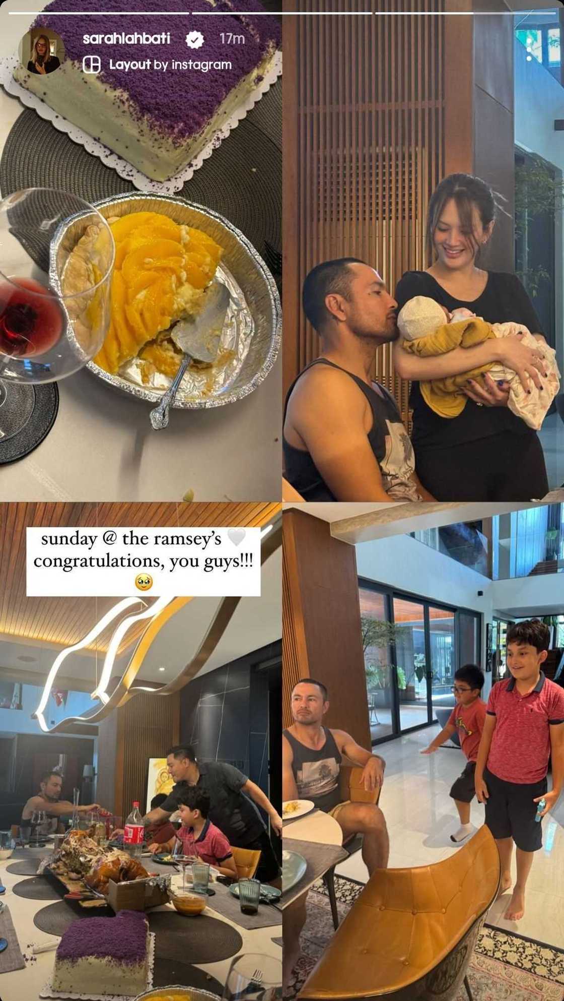 Sarah Lahbati, binisita sina Ellen at Derek Ramsay at ang bagong baby nito