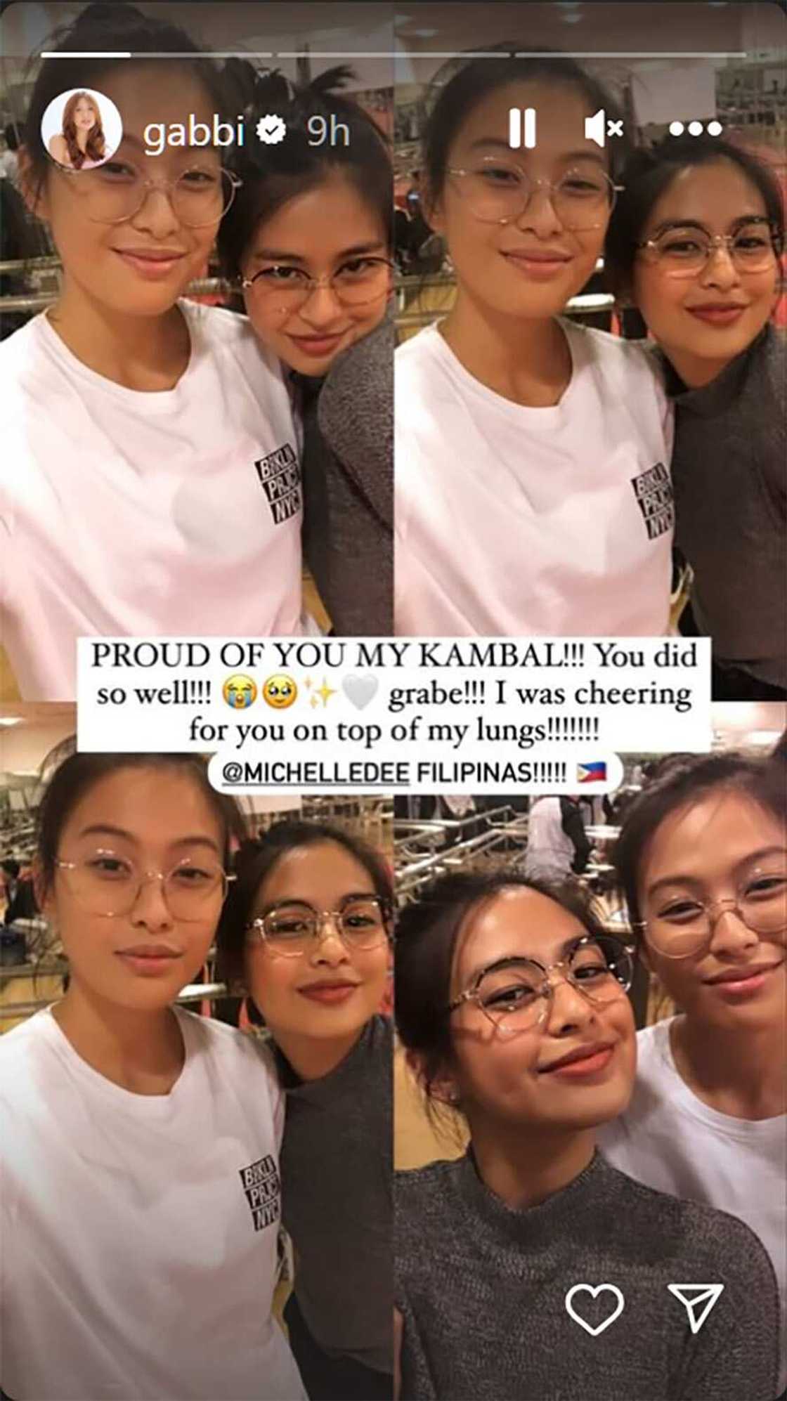 Gabbi Garcia, proud sa performance ng kanyang "kambal" na si Michelle Dee: "You did so well" Gabbi Garcia, proud sa performance ng kanyang "kambal" na si Michelle Dee: "You did so well"