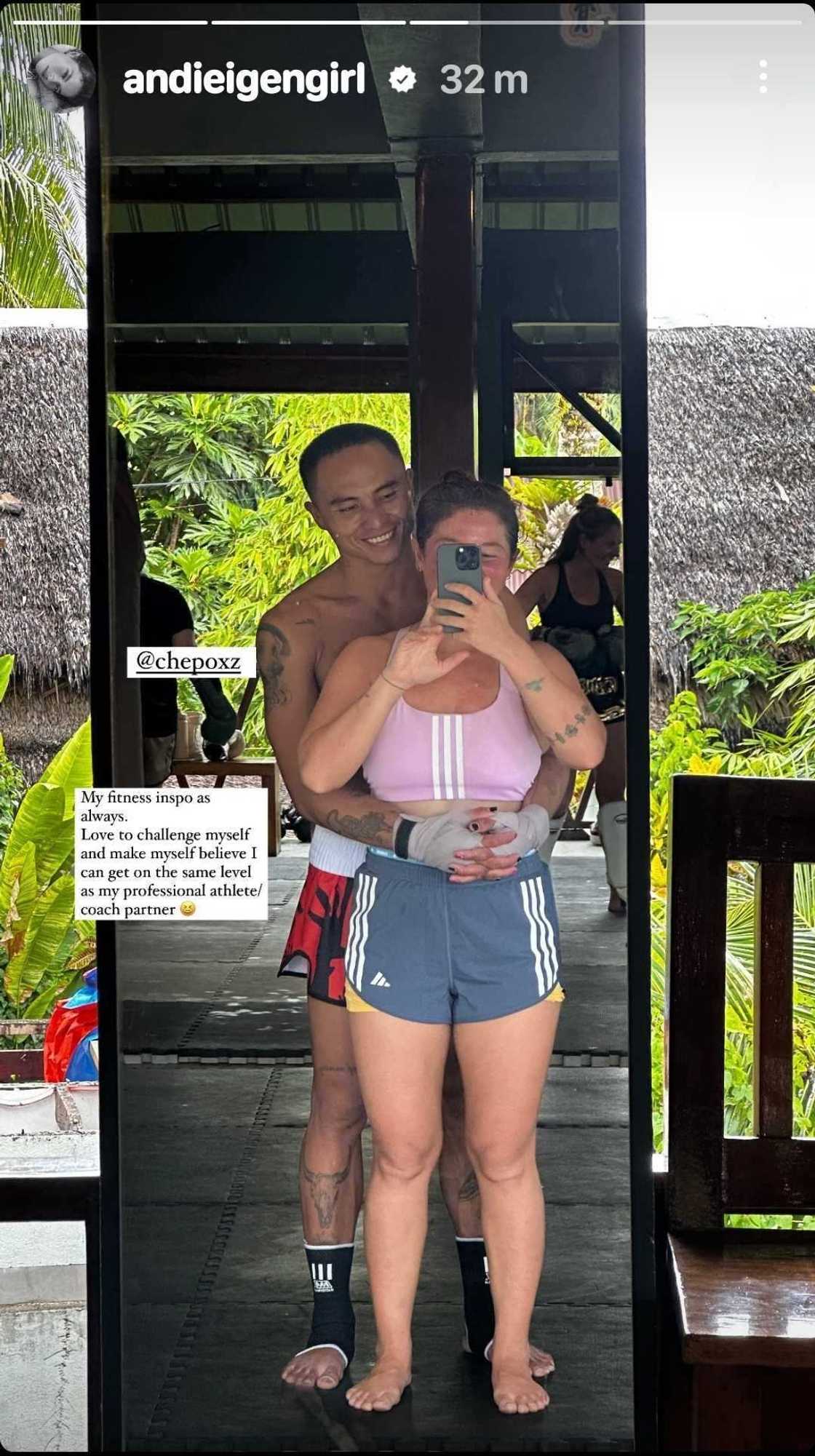 Andi Eigenmann dubs partner Philmar Alipayo her "fitness inspo" Andi Eigenmann dubs partner Philmar Alipayo her "fitness inspo"