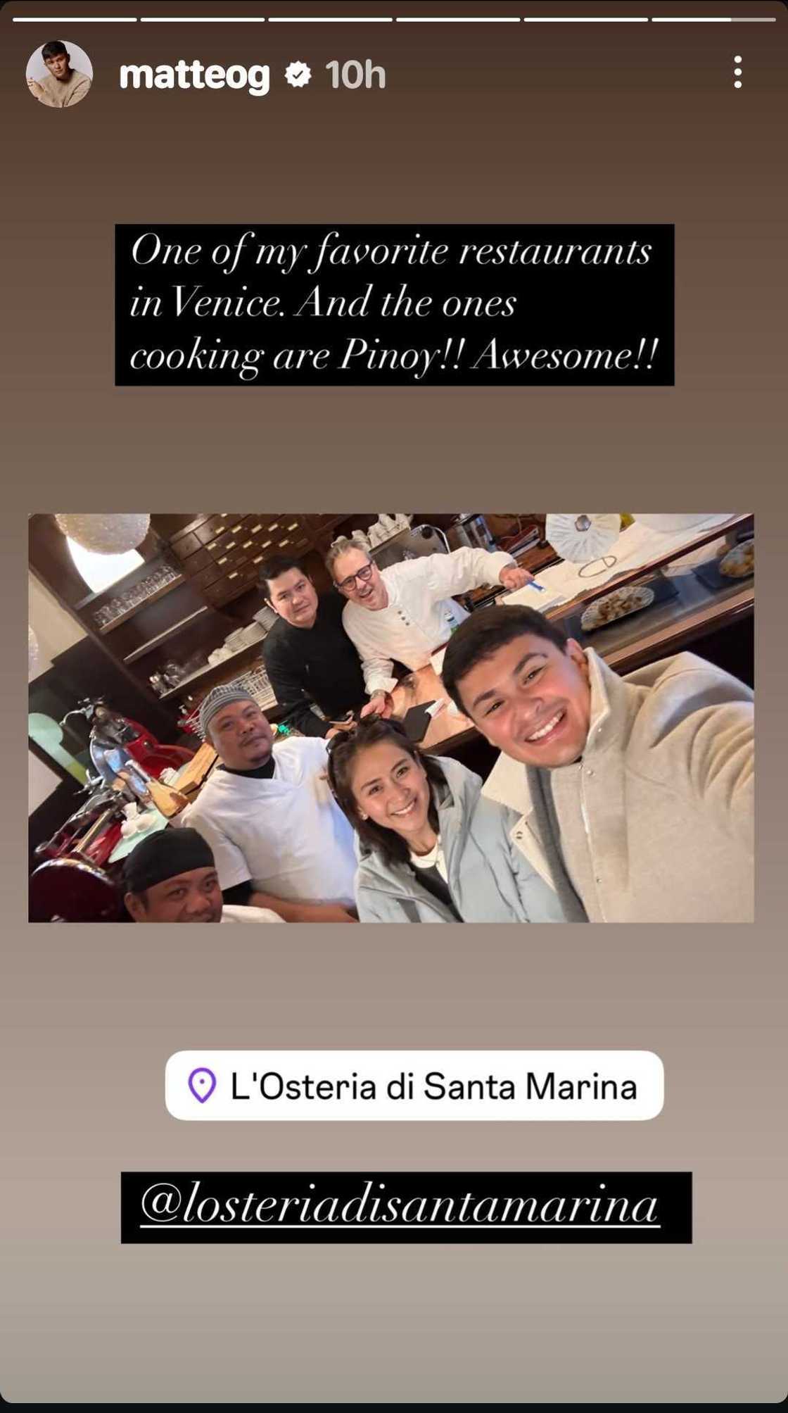 Matteo Guidicelli, ipinasilip ang Italy trip nila ni Sarah Geronimo Matteo Guidicelli, ipinasilip ang Italy trip nila ni Sarah Geronimo