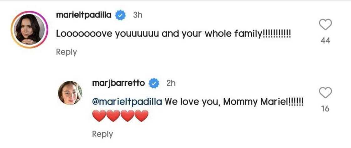 Marjorie Barretto, Mariel Padilla exchange heartfelt messages after their collab