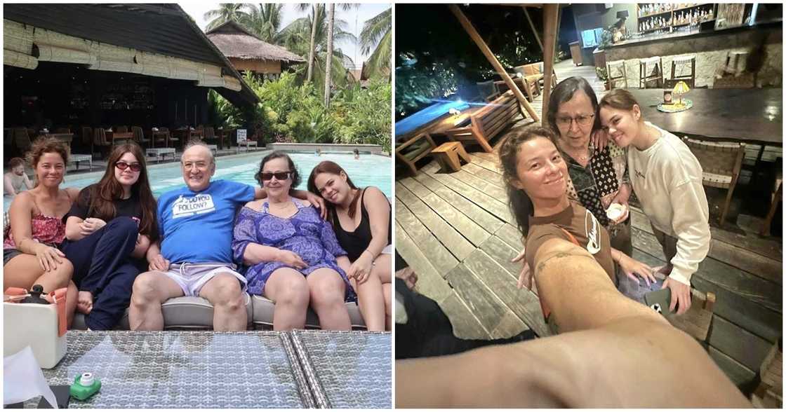 Andi Eigenmann, may pasilip sa pagbisita ng kanyang lolo't lola sa Siargao