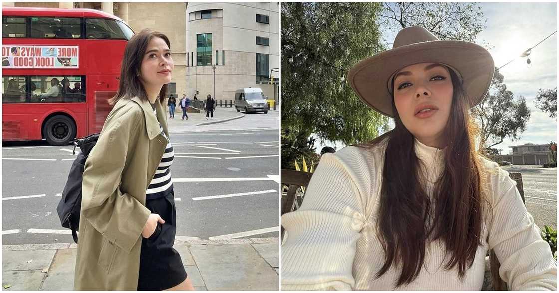KC Concepcion comforts Bela Padilla as she bids farewell to her London home KC Concepcion comforts Bela Padilla as she bids farewell to her London home