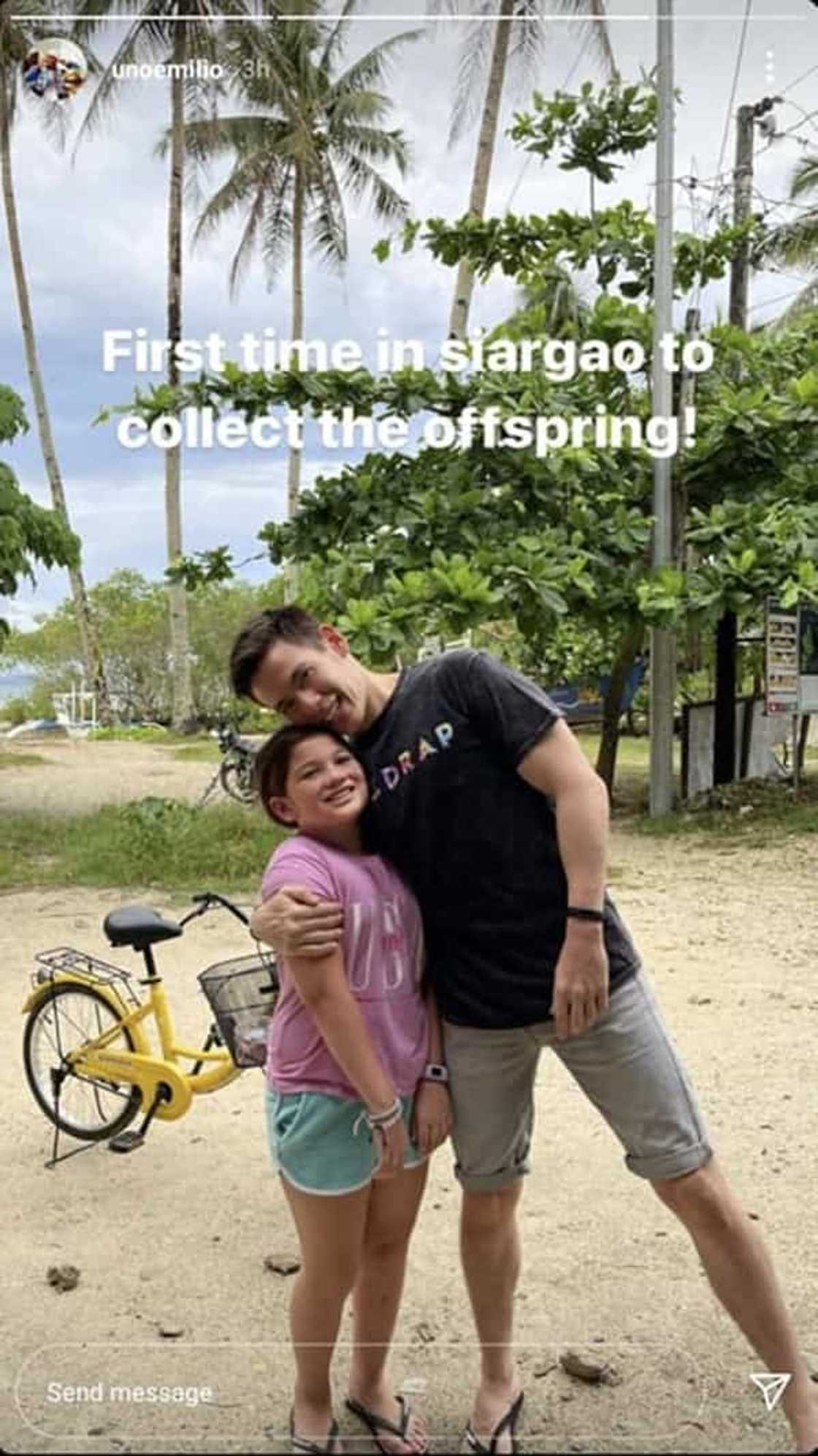 Jake Ejercito flies to Siargao for the first time to "collect" his daughter Ellie Jake Ejercito flies to Siargao for the first time to "collect" his daughter Ellie