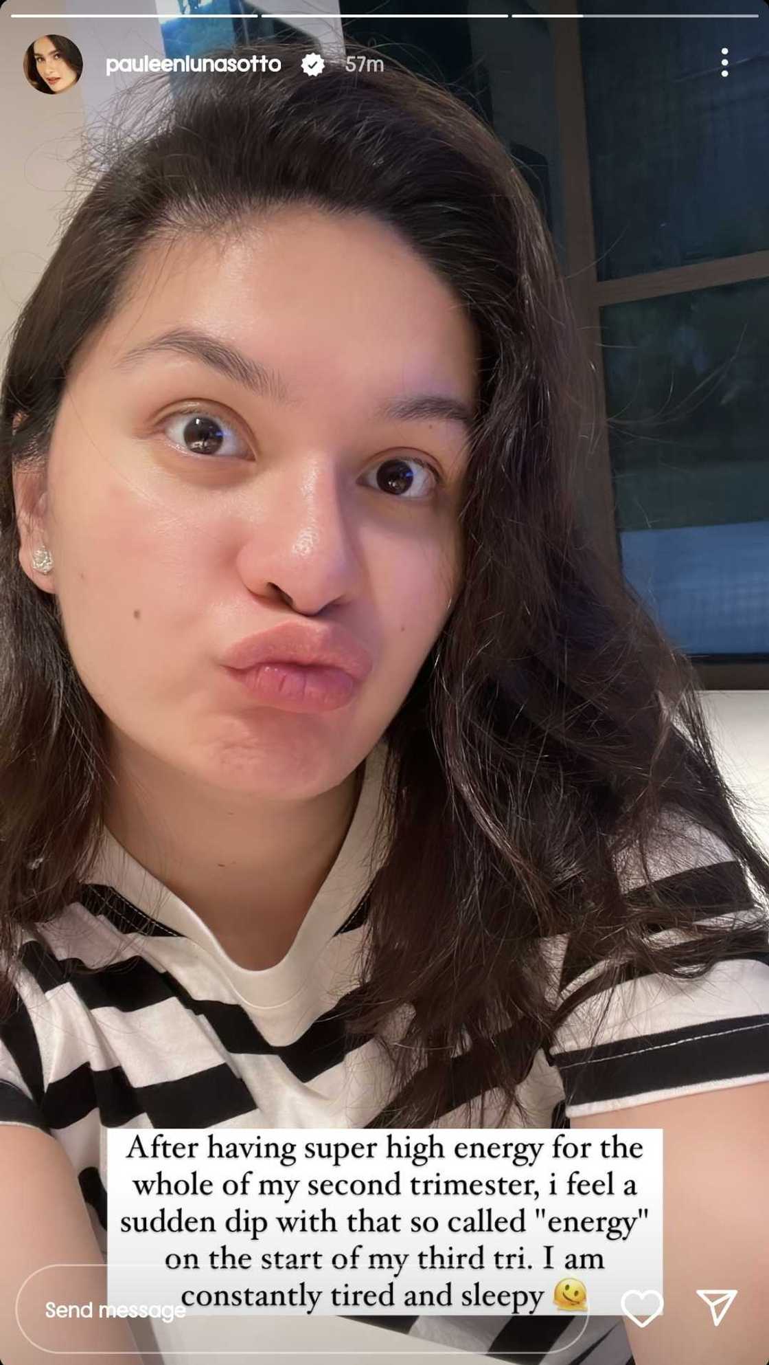 Pauleen Luna posts pregnancy update: "I am constantly tired and sleepy" Pauleen Luna posts pregnancy update: "I am constantly tired and sleepy"
