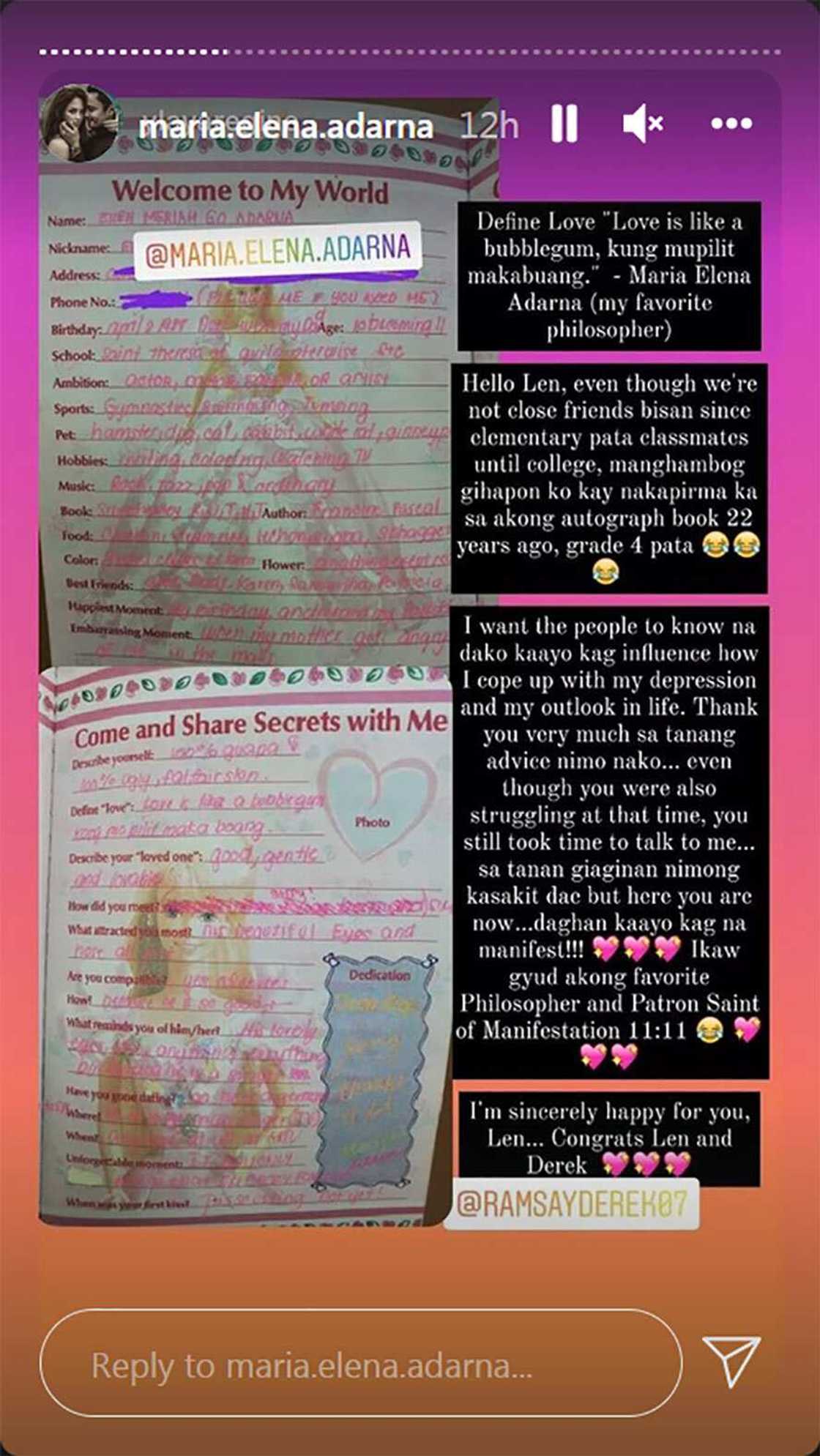 Ellen Adarna, tinawag ng kanyang dating kaklase na isang philosopher at Patron Saint of Manifestation Ellen Adarna, tinawag ng kanyang dating kaklase na isang philosopher at Patron Saint of Manifestation