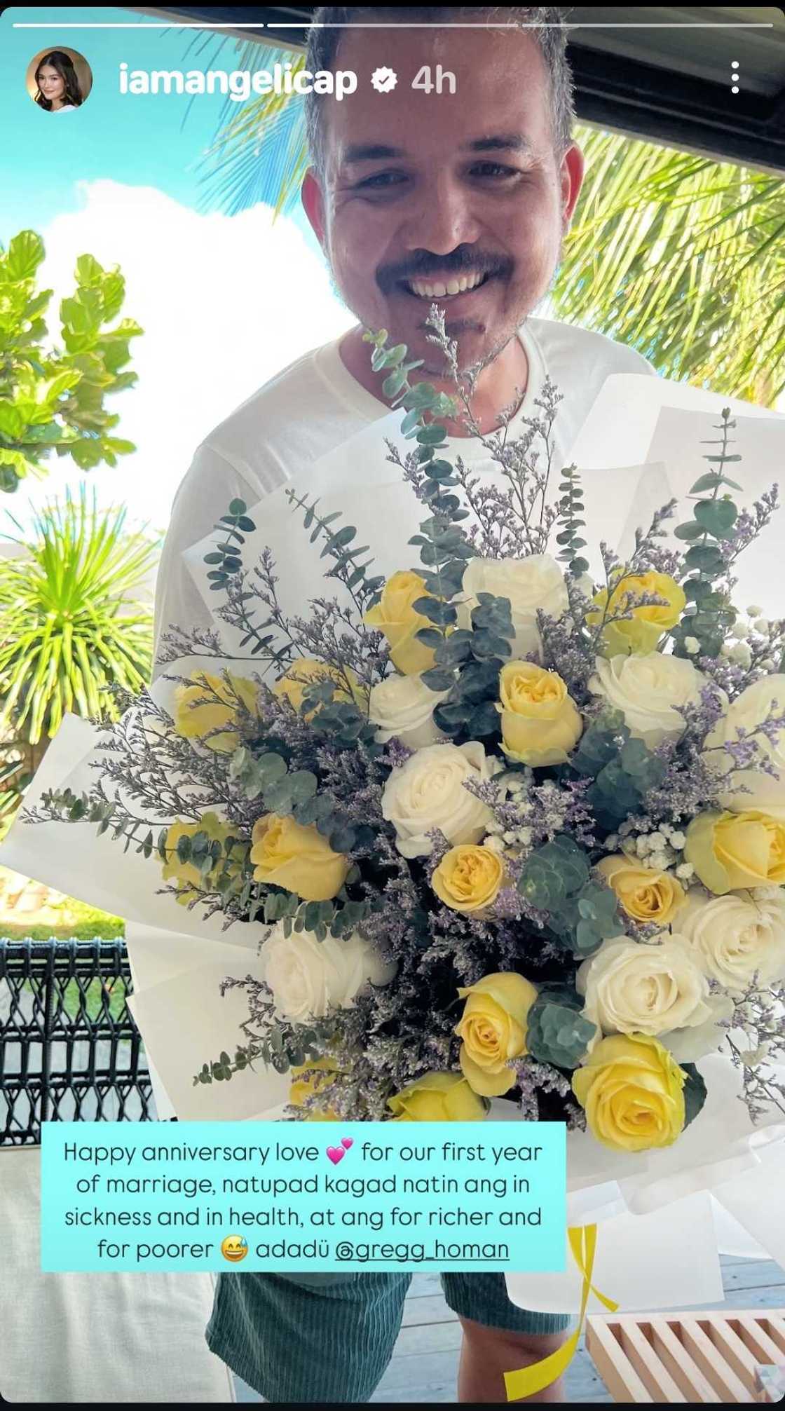 Angelica Panganiban, may nakakaantig na anniversary message para sa kay Gregg Homan Angelica Panganiban, may nakakaantig na anniversary message para sa kay Gregg Homan