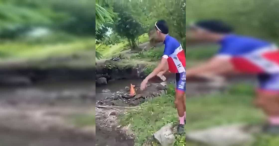 Masskara cyclist