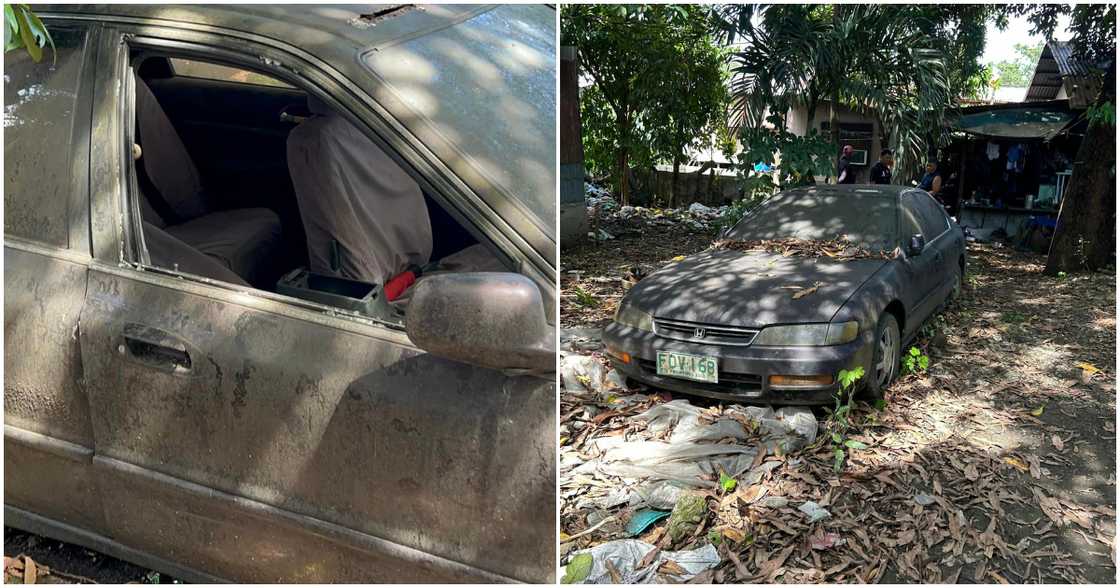 Isa sa dalawang bata na na-trap sa abandonadong sasakyan, sinabing tubig-ulan ang kanilang ininom