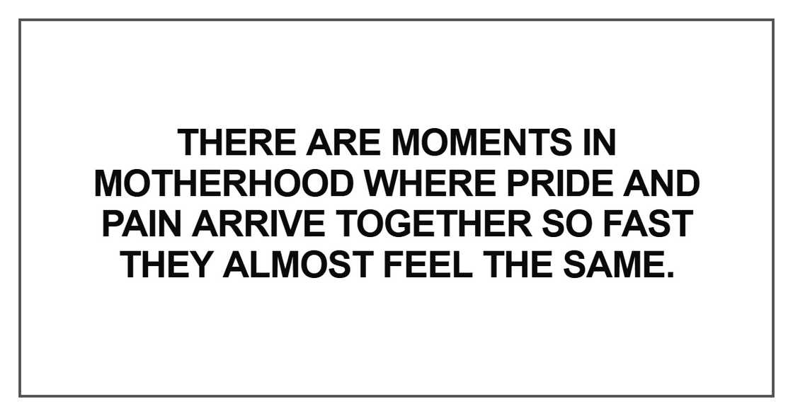 There are moments in motherhood