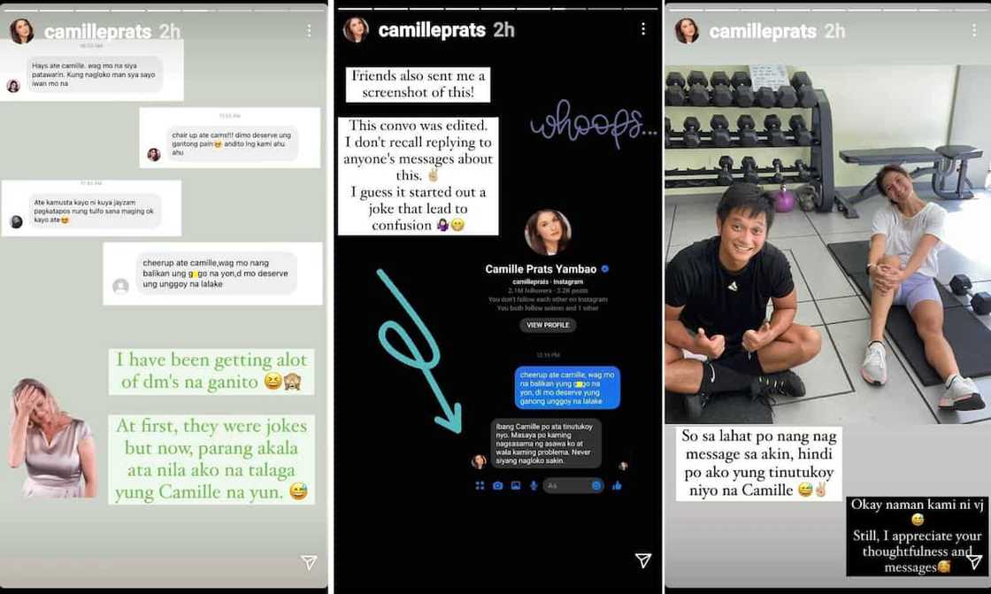 Camille Prats napagkamalang si Camille Trinidad; nadamay sa isyu ng JaMill Camille Prats napagkamalang si Camille Trinidad; nadamay sa isyu ng JaMill