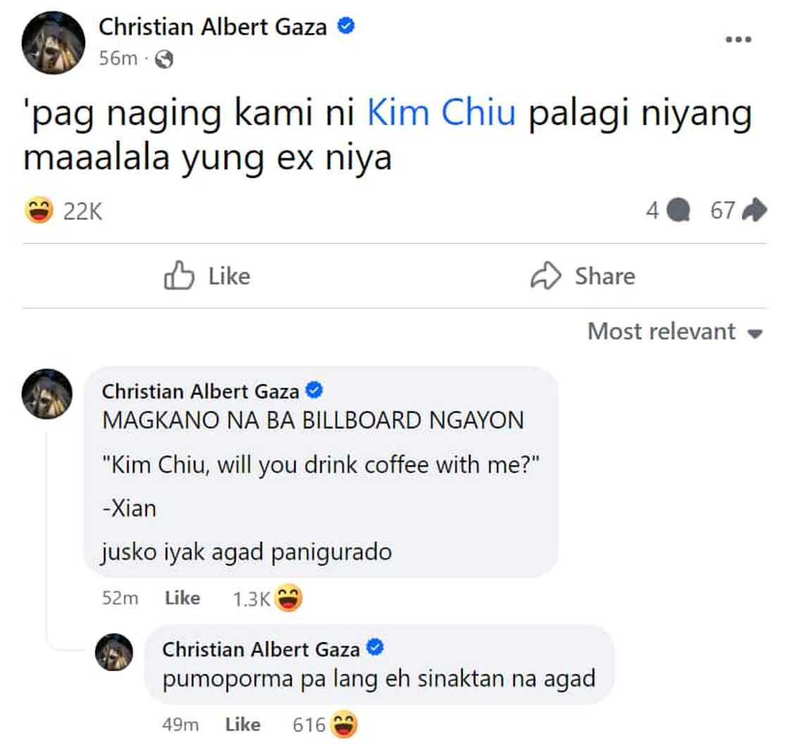 Xian Gaza, may pabirong post ukol sa mangyayari sakaling maging sila ni Kim Chiu