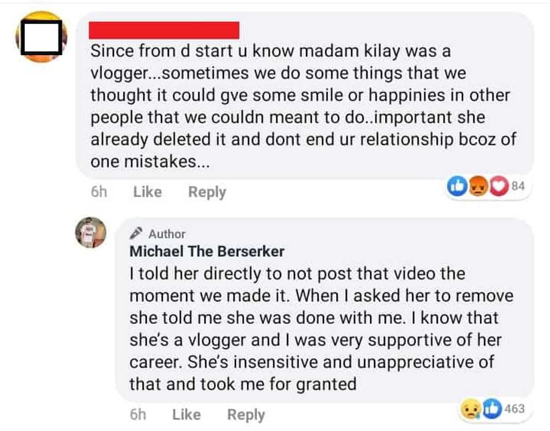 Madam Kilay's BF responds to netizens with his tirades against her: "I’m sorry but it’s not a prank." Madam Kilay's BF responds to netizens with his tirades against her: "I’m sorry but it’s not a prank."
