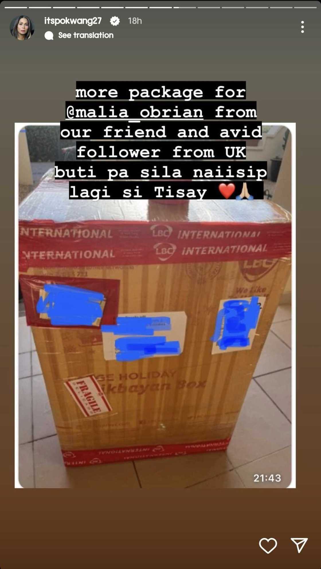 Pokwang, bumwelta sa lolo't lola ni Malia: "Buti pa ibang tao mahal si Malia" Pokwang, bumwelta sa lolo't lola ni Malia: "Buti pa ibang tao mahal si Malia"