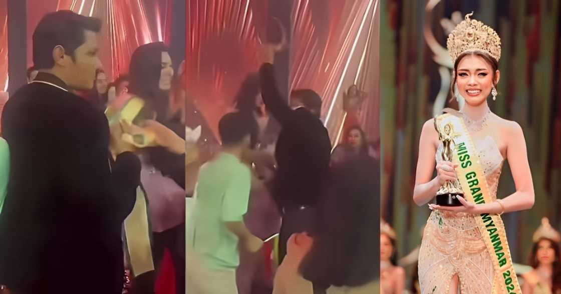 Miss Grand Myanmar, nagpaliwanag kung bakit siya naiyak Miss Grand Myanmar, nagpaliwanag kung bakit siya naiyak