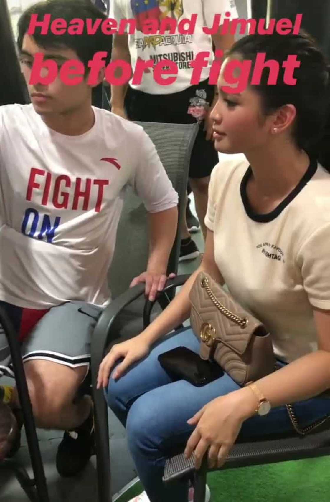 Heaven Peralejo’s reaction while watching Jimuel Pacquiao’s fight goes viral Heaven Peralejo’s reaction while watching Jimuel Pacquiao’s fight goes viral