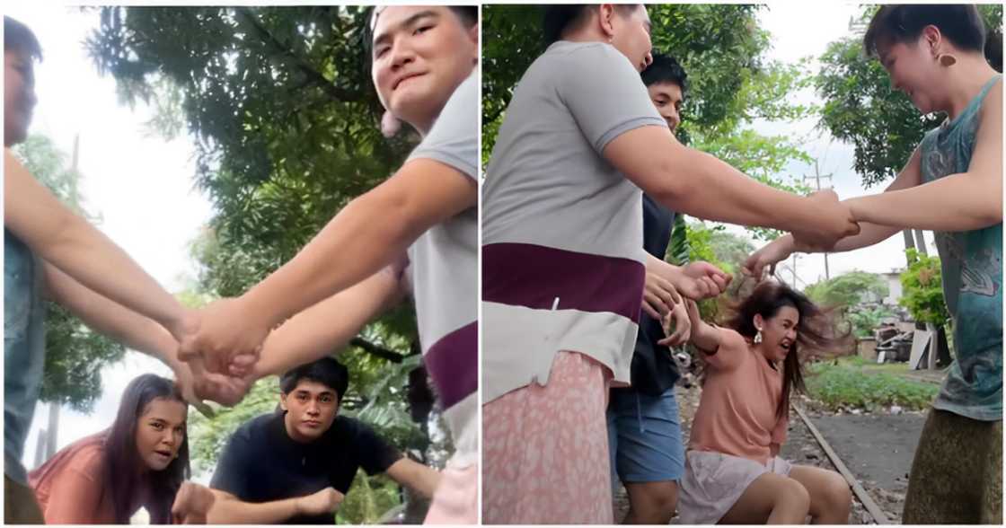 Zephanie, tumilapon nang gawin ang 'Superman' TikTok trend