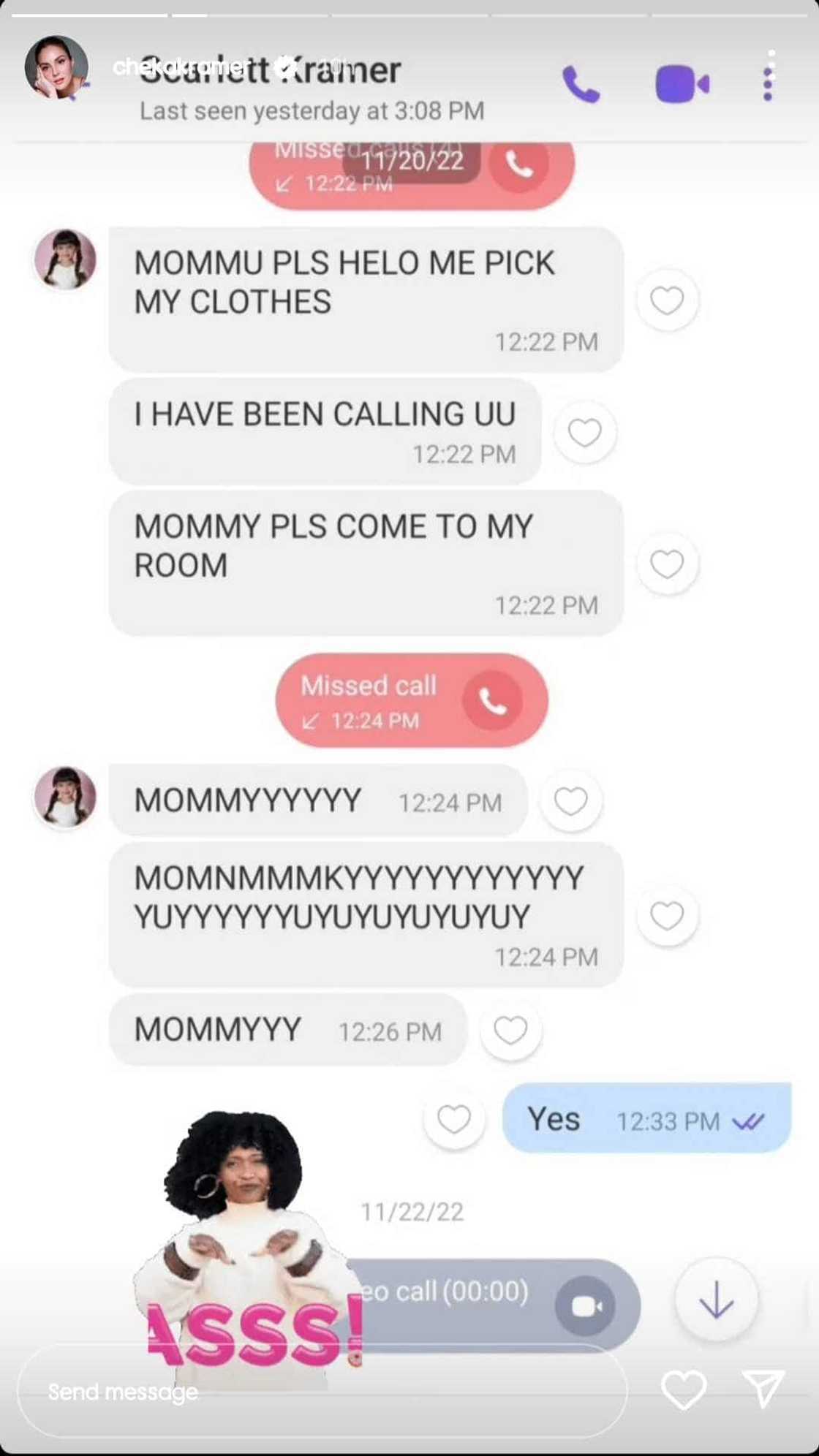 Cheska Garcia, ipinakita ang pangungulit sa kanya ni Scarlett Kramer sa text Cheska Garcia, ipinakita ang pangungulit sa kanya ni Scarlett Kramer sa text