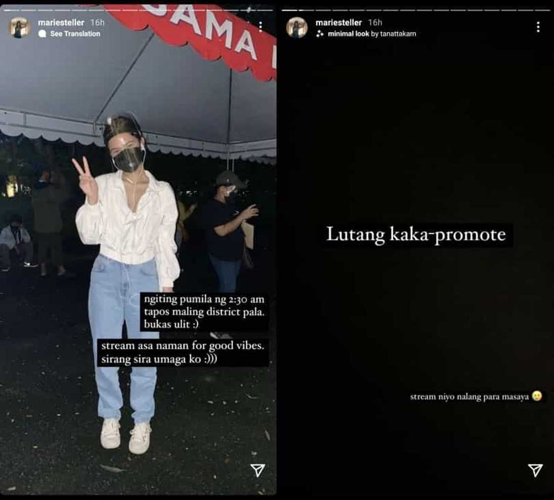 Maris Racal, pumila ng madaling araw; sa "maling district" nagpunta Maris Racal, pumila ng madaling araw; sa "maling district" nagpunta