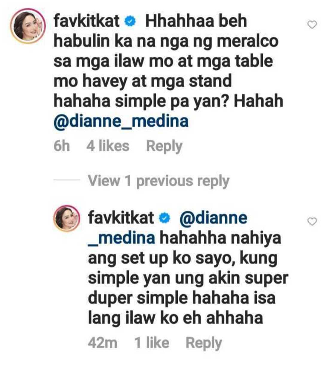 Kitkat Favia, nahiya sa “simpleng” home studio ni Dianne Medina: “Simple pa yan” Kitkat Favia, nahiya sa “simpleng” home studio ni Dianne Medina: “Simple pa yan”