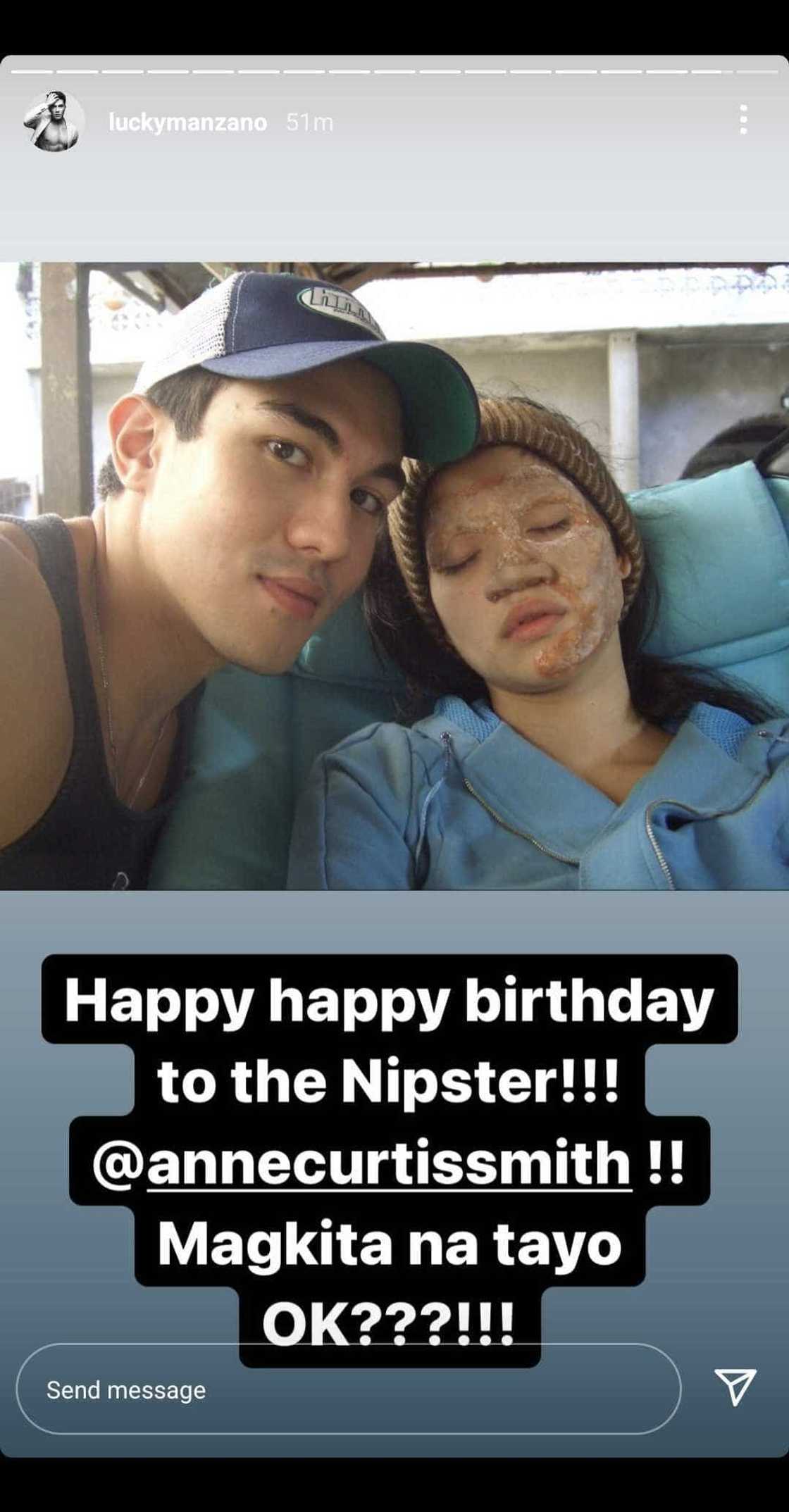 Luis Manzano posts hilarious throwback photo of Anne Curtis as his birthday greeting Luis Manzano posts hilarious throwback photo of Anne Curtis as his birthday greeting