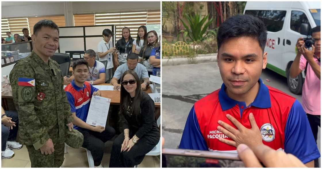 Anak ni Jinkee at Manny Pacquiao na si Michael, naghain na ng COC niya Anak ni Jinkee at Manny Pacquiao na si Michael, naghain na ng COC niya