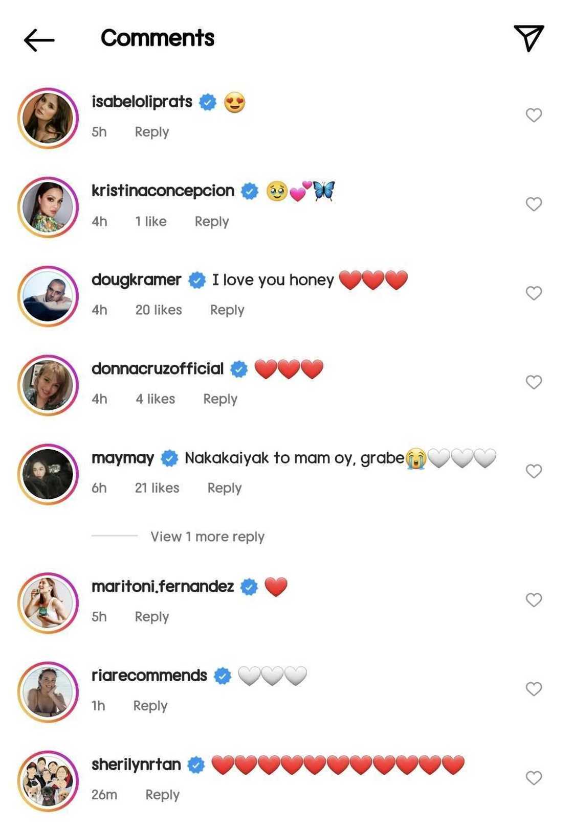Maymay Entrata, naiyak sa appreciation post ni Cheska Garcia para kay Doug Kramer Maymay Entrata, naiyak sa appreciation post ni Cheska Garcia para kay Doug Kramer